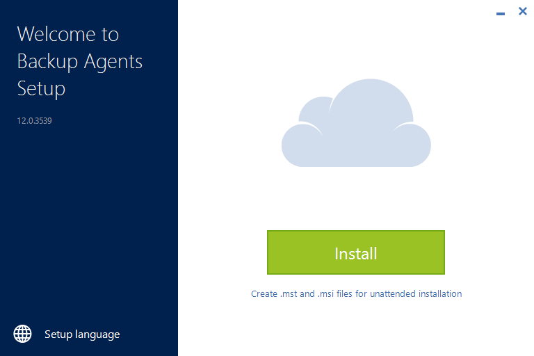 Comment installer mon agent online backup